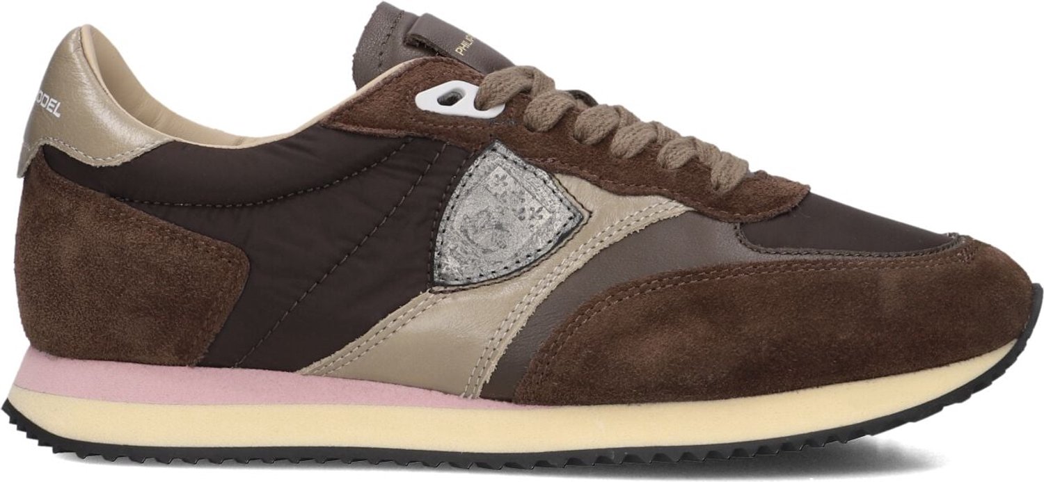 Philippe Model Blville Low Woman Sneakers - Dames - Bruin - Maat 39