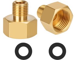 LPG Gas Adapter 1/2 Inch naar 1/4 Inch voor Gasfornuis en Camping - Koper Aansluitingen voor Gas Slangen en Kooktoestellen