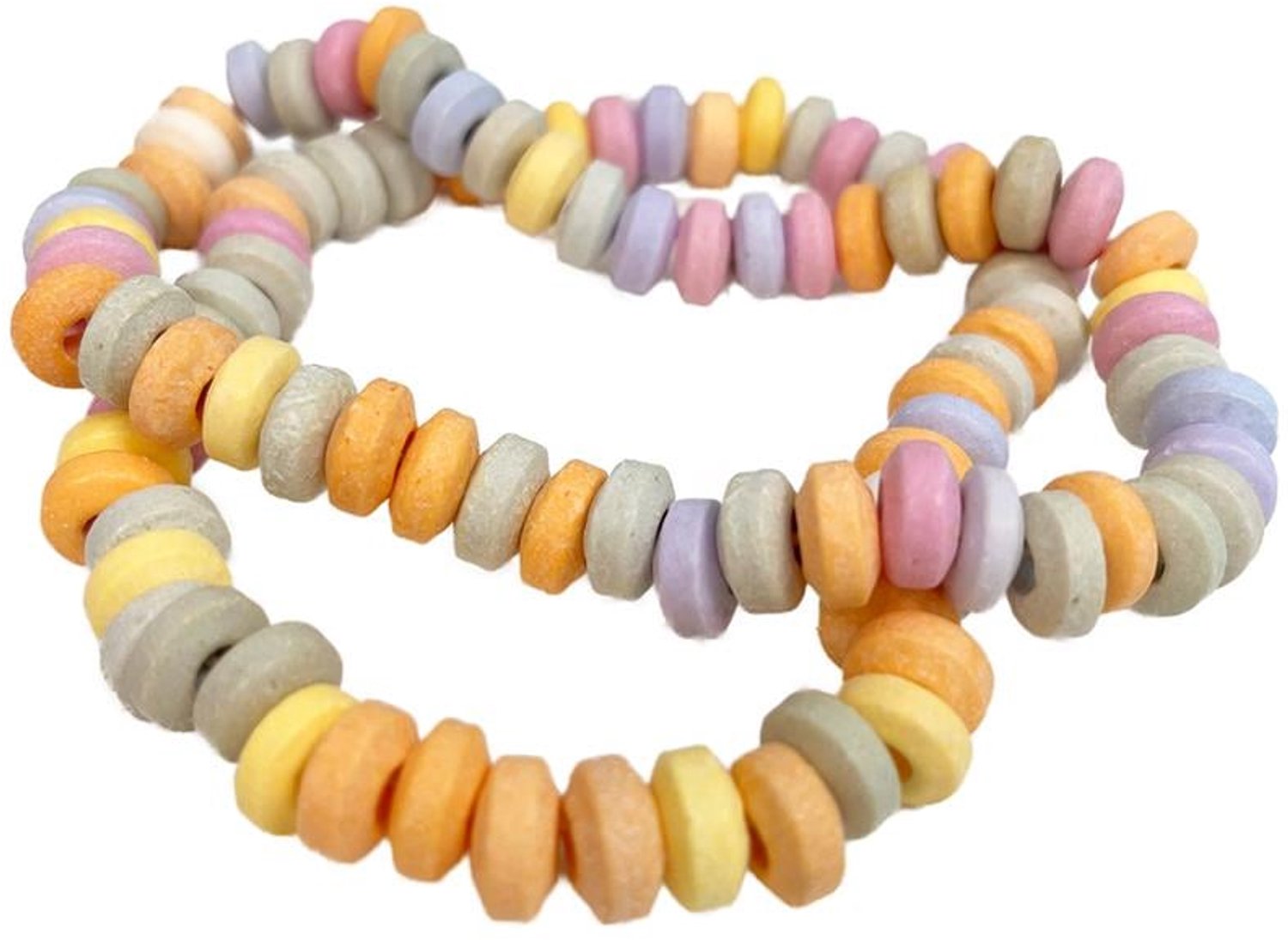 snoepkettingen multicolor 60 stuks 1Kg kindersnoepgoed dextrose snoep