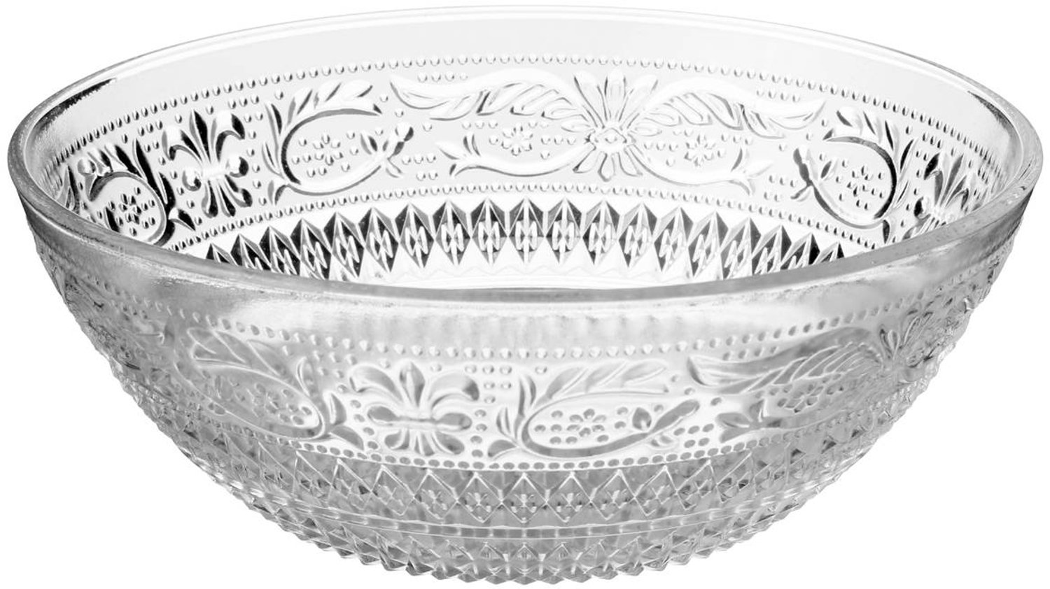 Renaissance-schaaltje, diameter 13 cm, glas