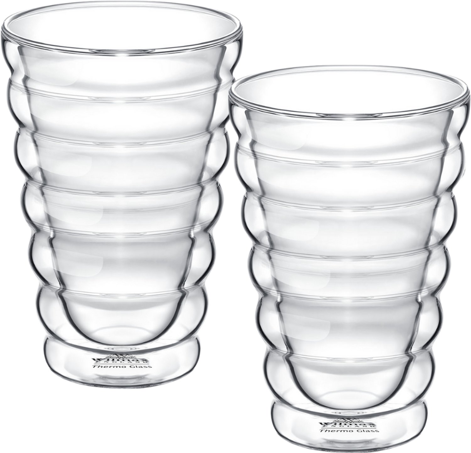 Wilmax England Dubbelwandig Thermoglas 400ml 2x 888418/A2