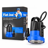 Flat Joe ® - Vlakzuigende Dompelpomp - 7000 l/h - Dweildroog tot 1mm - incl Aqua sensor - wateroverlast - kelderpomp - vlakzuiger - dweilpomp - FlatJoe vlakzuigpomp - hoogwater - kelder vijver of zwembad