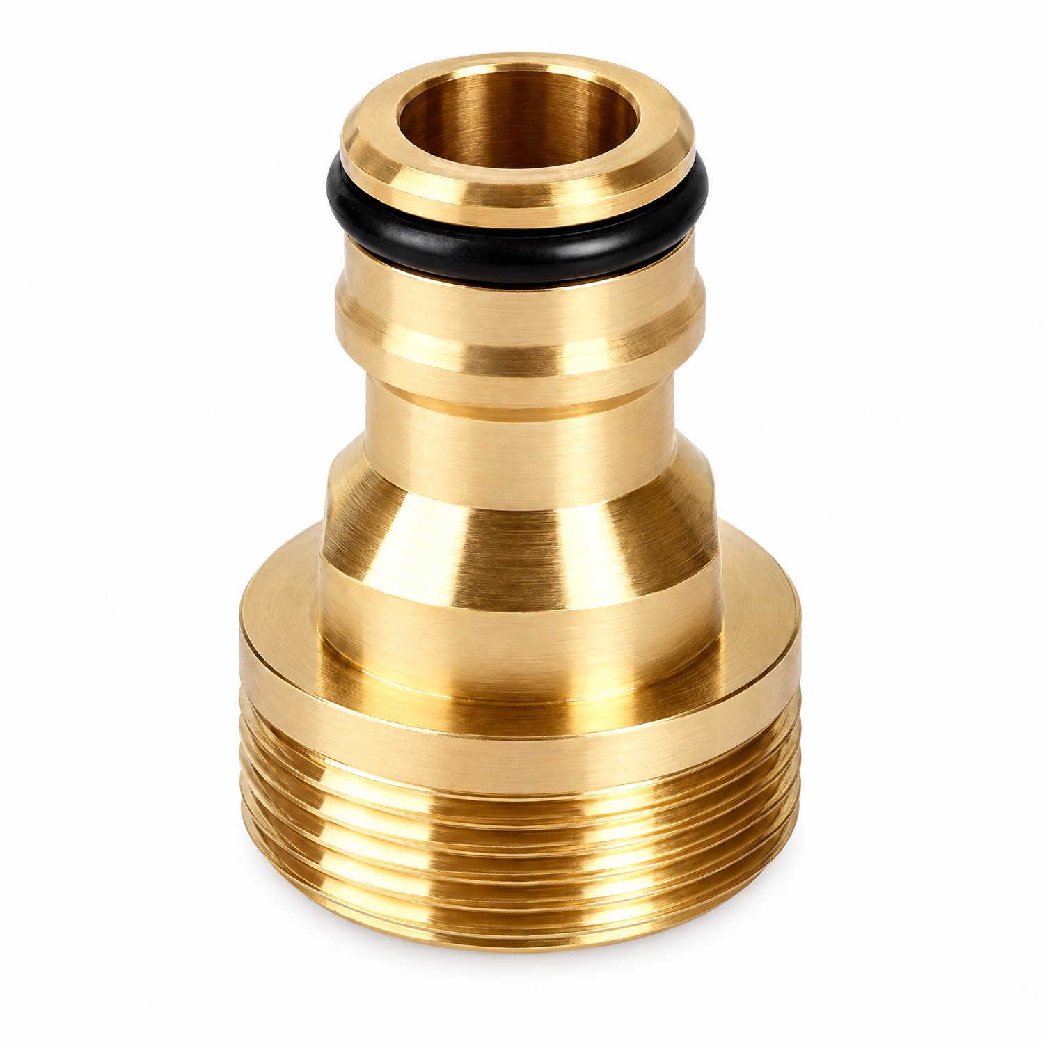 BukkitBow - Kraan Adapter Tuinslang - Keukenkraan Adapter - Kraanstuk met Schroefdraad - 23 mm - Messing - Goud