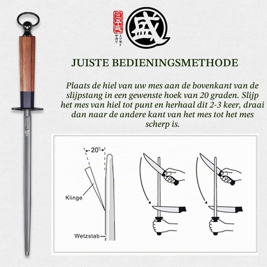 Messenslijpstaaf - Ronde staaf - 40 cm - Gemagnetiseerd — afbeelding 4
