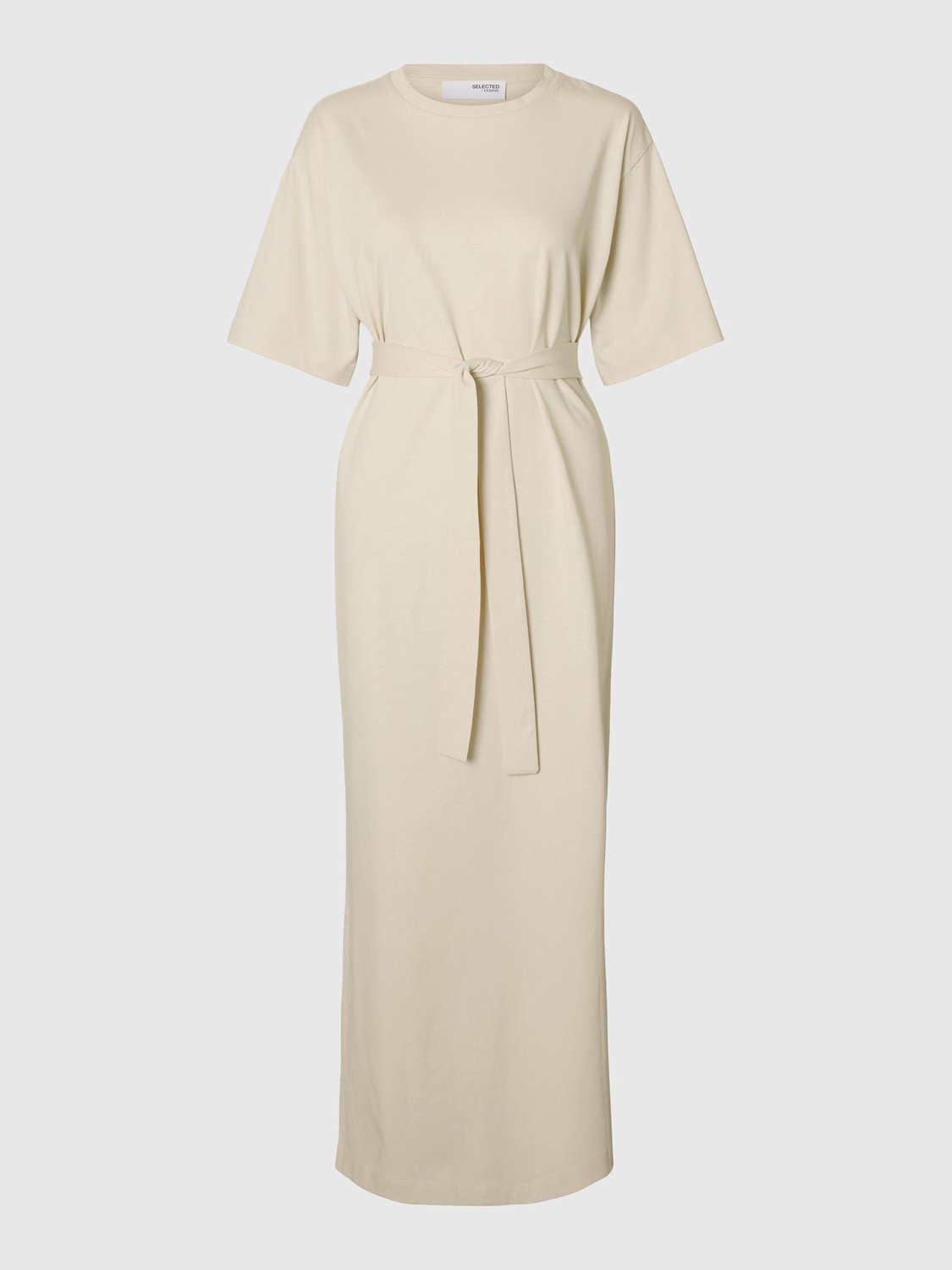 Selected Jurk met korte mouwen Maxi Birch