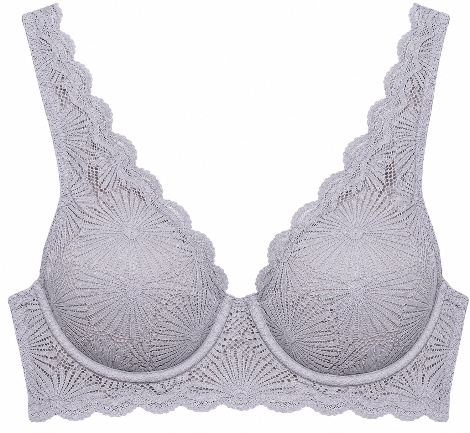 Esprit Dames BH – Voorgevormd met Beugel – Donkerblauw – 80B – Geschulpte Rand