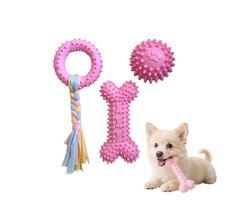 Puppy speelgoed pakket - Speelgoed hond - Pakket - pup - puppy - puppie - Roze