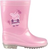 Roze rubberen regenlaarzen van Peppa Big maat 25