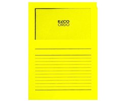 Elco Ordo Cassico L-map met venster A4 100 stuks 220 x 310 mm geel