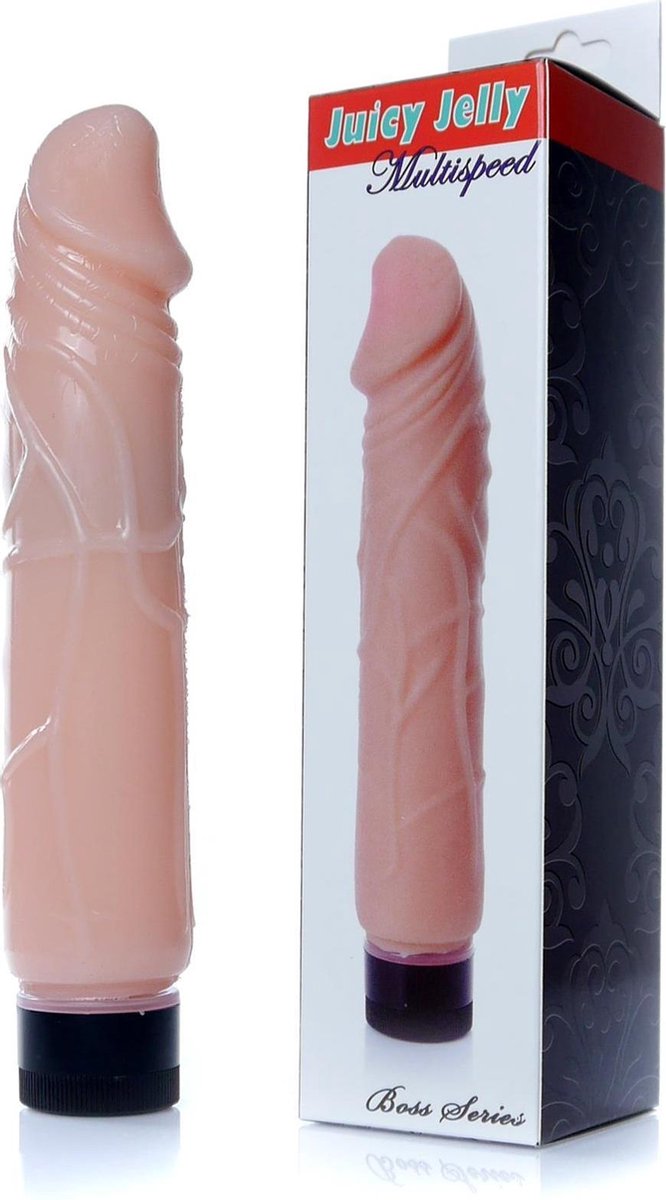 Goedkoopste Vibrator-Juicy Jelly - Multispeed Skin - Dildo