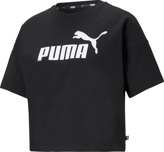 T-shirt PUMA Essential Cropped Logo pour femmes - Taille XL