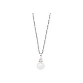 Favs Dames Ketting 925 sterling zilveren 1 Zirconia One Size 87185681