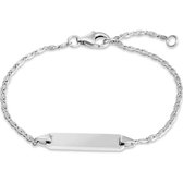 Favs Unisex I.D. Armband binnendiameter Armband 925 sterling zilver-zilveren rhodium plated One Size 87770737