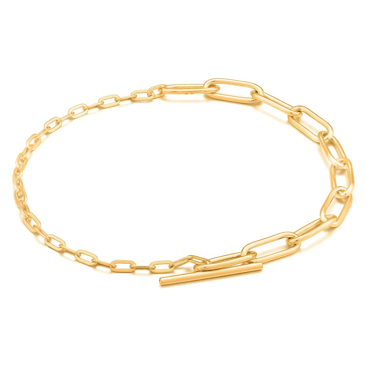 Ania Haie Chain Reaction AH B021.02G Dames Armband 18,5 cm