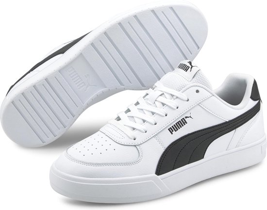 PUMA Caven Heren Sneakers - White - Maat 45 | bol