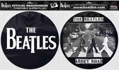 The Beatles Platenspeler Slipmat Drop T Logo & Abbey Road Multicolours