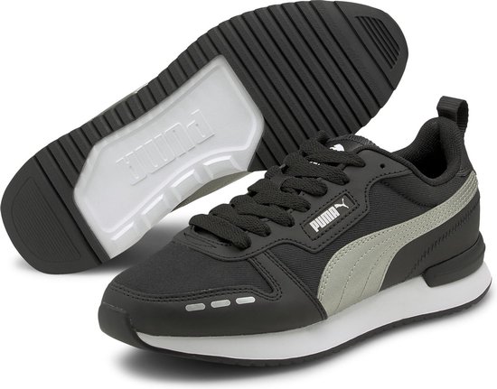 PUMA R78 Wmn’s Metallic FS Dames Sneakers – Puma Black-Asphalt – Maat 39