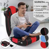 Trend24 Game stoel - Gaming stoel - Multimediastoel - Schommelstoel met luidspreker - Surroundsound - Rood