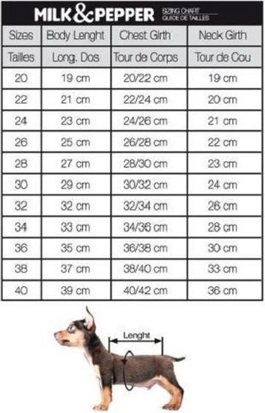 Manteau chien milk outlet and pepper