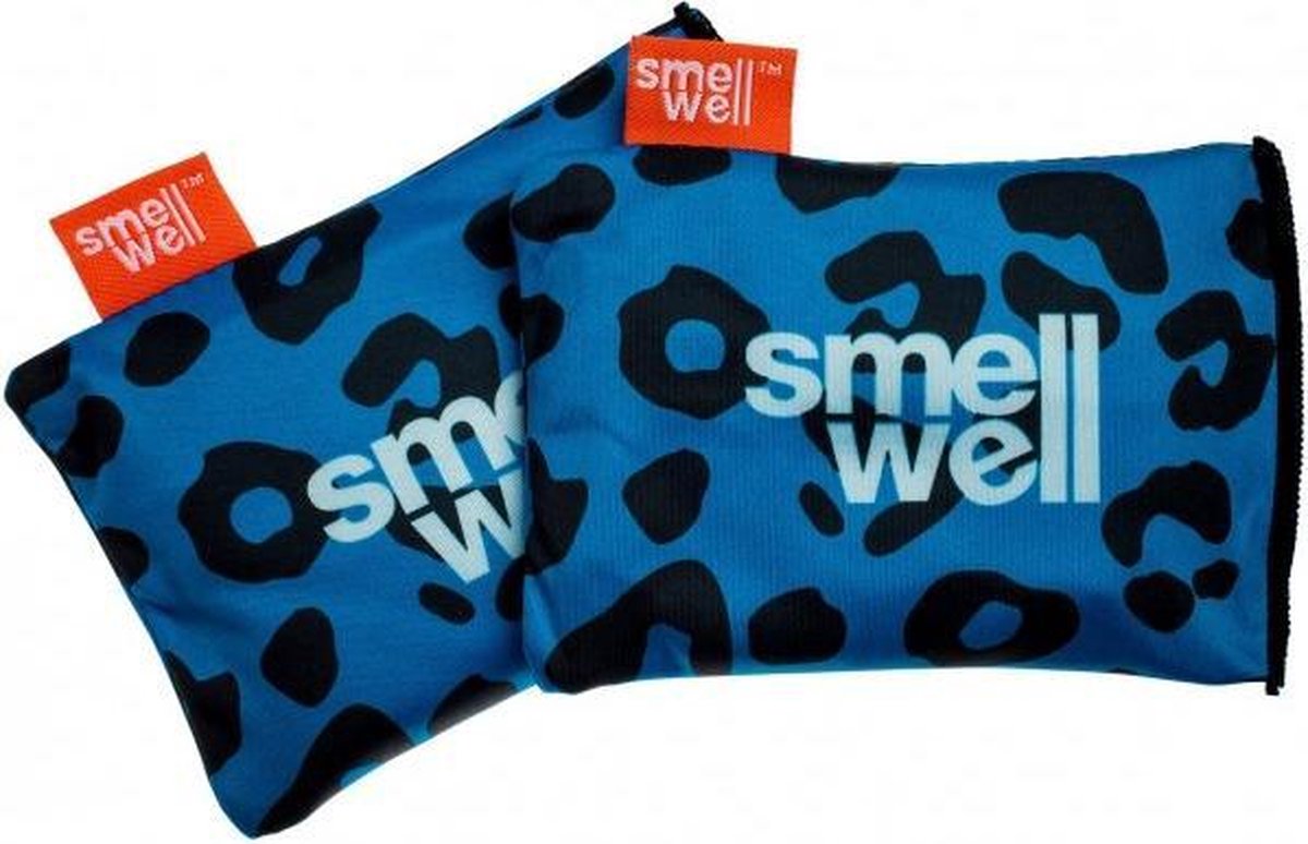 SmellWell - Active - schoenverfrisser - schoenendroger - geur en vochtvreter - schoenverzorging - Leopard Blue