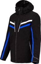 Falcon Wintersportjas - Maat L  - Mannen - zwart/blauw/wit