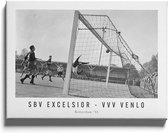 Walljar - SBV Excelsior - VVV Venlo '55 - Muurdecoratie - Canvas schilderij