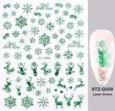 Nagelstickers - Nailart - 3D Stickers - Kerst Stickers - Kerstmis - Nageldecoratie - Nagelversiering (1)