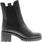 Tango | Emily sportive 19-b  black tumbled leather chelsea boot - black sole | Maat: 40