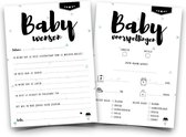 Babyshower kaarten (Voorspellingen & Wensen) 15 Stuks