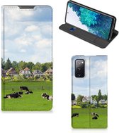 Smartphone Hoesje Geschikt voor Samsung Galaxy S20 FE Wallet Book Case Hollandse Koeien