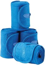 DW4Trading® Weatherbeeta paarden fleece bandage 4 stuks 3,5 mtr royal blue