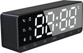 Digitale Wekkerradio- Wekkerradio- Alarm klok- Oplader-Bluetooth -Digitale LED klok- Batterij- Draagbaar- Alarm- Temperatuur- Datum-Dimbaar- Wekker kinderen- Wekker volwassen- Cade