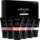 Méanail - Polygel - Gellak - Nagelverlenging - Set van 6 kleuren - 6 x 30 gr