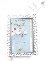 8 cartes de Noël de Luxe faites à la main avec des paillettes et des enveloppes|Carte de Noël - Carte de Noël avec enveloppe - Carte de voeux - Cadeau de Noël - Carte générale - Fête - Set de 8 pièces