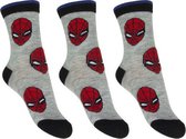 Spider-Man - sokken - Grijs 3 paar ( maat 23-26 )
