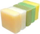 Soap bar set - handzeep savon de marseille Magnolia, Ezel melk, Huile d'olive, Verveine, Citroen 5x30 gr.