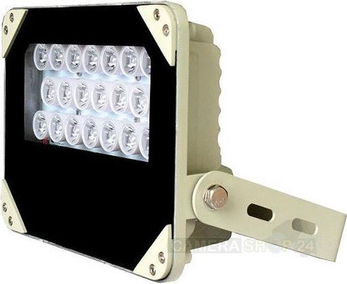 IR Illuminator - Nachtzicht tot 90m - 20 Array Leds - Kijkhoek 45 Graden - IR Lamp - Professionele Infrarood Lamp Camerabewaking - Aluminium