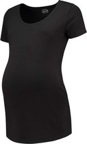 Prénatal Zwangerschaps T-shirt - Zwangerschapskleding - Zwart - Maat XL