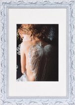 Cadre photo - Henzo - Baroque chic - Format photo 20x30 - Blanc
