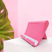 Universele Tablet Houder - Ergonomisch - Opvouwbaar en Verstelbaar - Roze