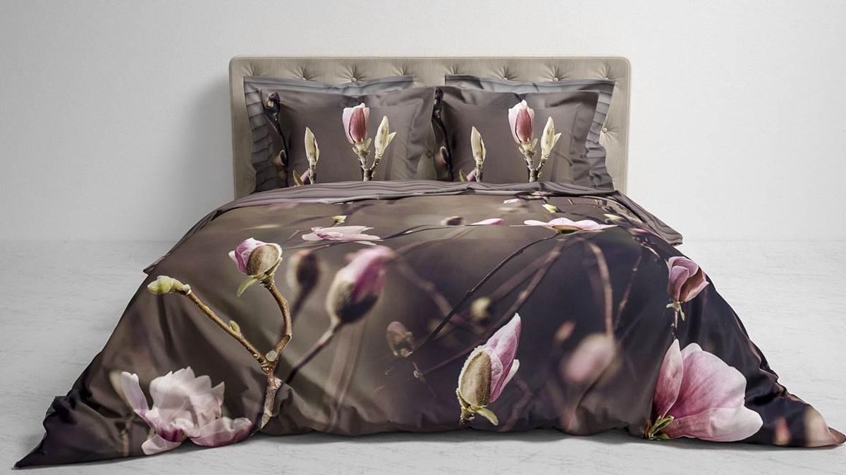 Heckett & Lane Sarah - Dekbedovertrek - Lits-jumeaux - 240x200/220 cm - Rose Taupe