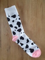 Boerin Nienke - Vrolijke sokken - Koeienvlekken - Koeiensokken - Koeien - Boerderij