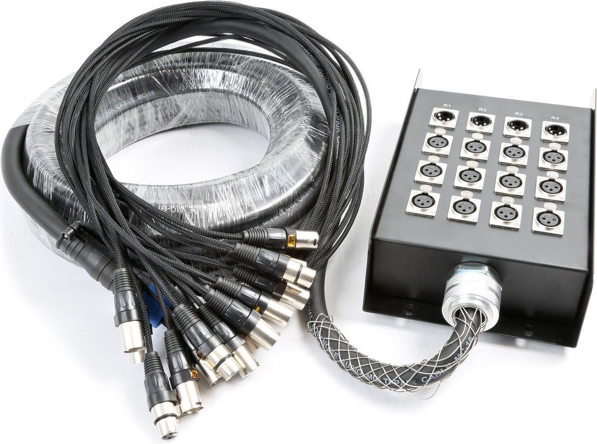 Stage Snake 12 + 4 XLR 30m 18mm