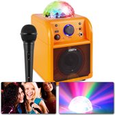 Karaoke set - Vonyx SBS50L - Oranje ''Holland Edition'' accu karaokeset met Bluetooth, echo en microfoon