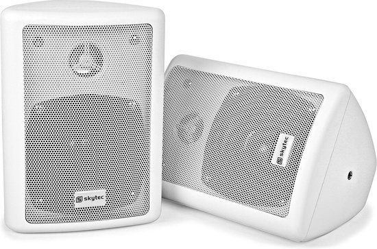 Speakers - Power Dynamics ODB40W luidsprekers - 75W - 2-weg systeem - 4'' -  Wit | bol