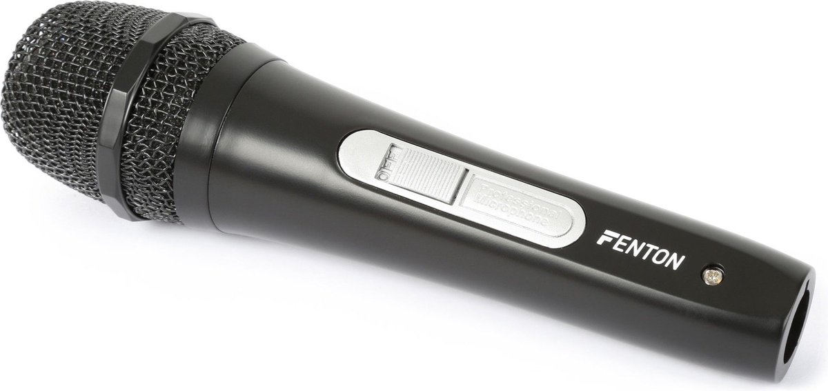 Fenton DM110 Dynamische Microfoon met XLR - 6,3mm jack kabel (3 meter)