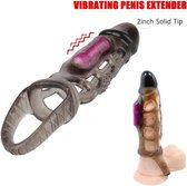 Mannen vibrator- penis sleeve- G-spot vibrator- met trillende functie