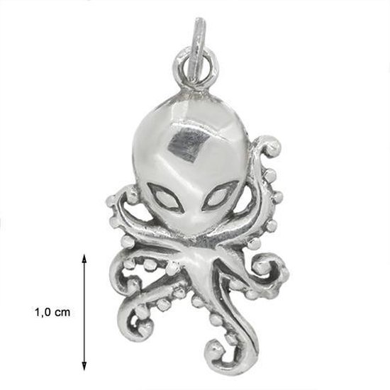 Blinx Jewels Zilveren Hanger Inktvis