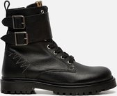 Red-Rag Veterboots zwart - Maat 34