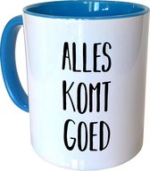 Mok Blauw - Alles Komt Goed - 300ml